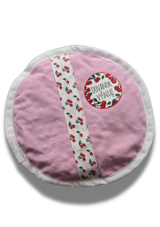 Vyšnių kauliukų pagalvėlė "Takelis"